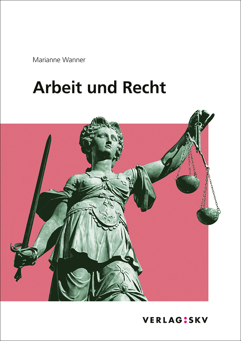 Buchcover vom Lehrbuch "Arbeit und Recht"